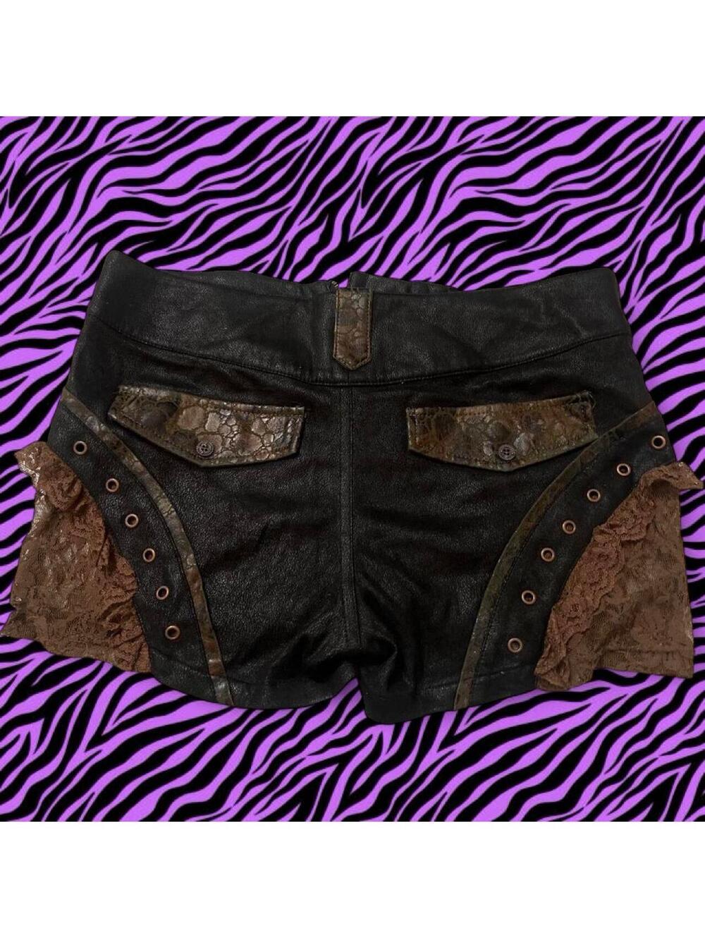 Incredible Punk Rave Steam punk shorts